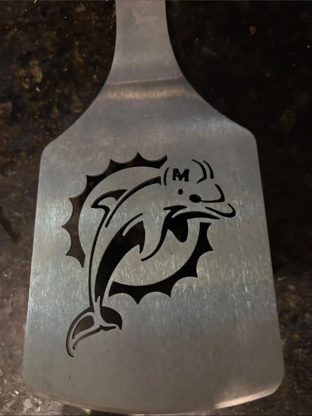 NFL Dolphins Wood-Handled Spatula with Bottle Opener